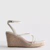 Espadrillas de cuña con tiras