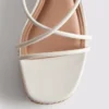 Espadrillas de cuña con tiras