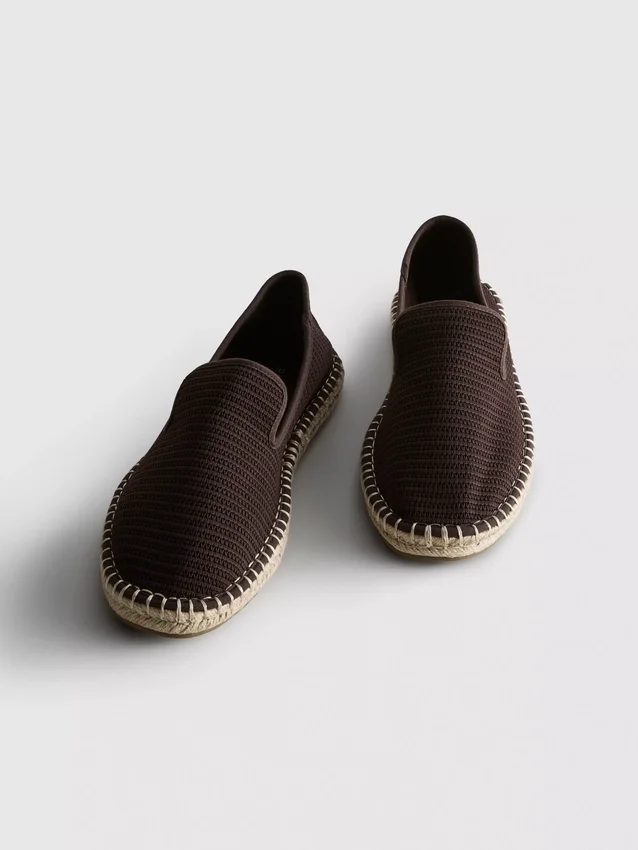 Espadrillas de punto de caña baja
