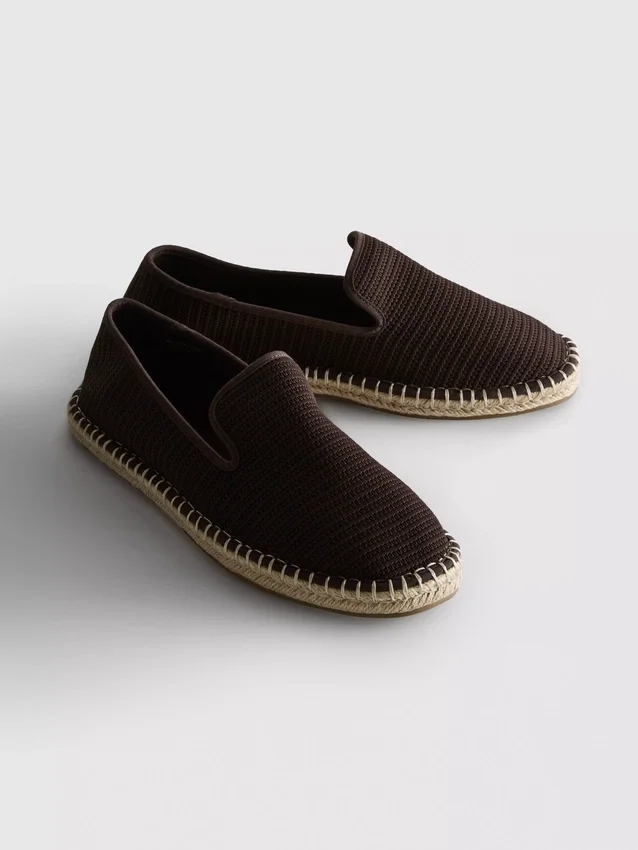 Espadrillas de punto de caña baja