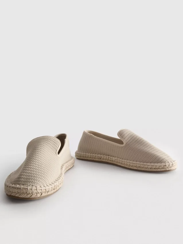 Espadrillas de punto de caña baja