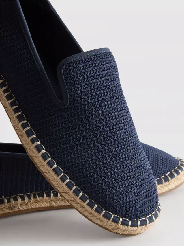 Espadrillas de punto de caña baja