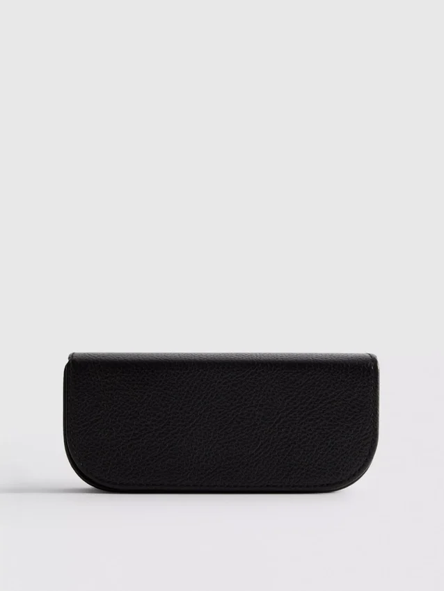 Estuche para gafas de sol de imitación de cuero