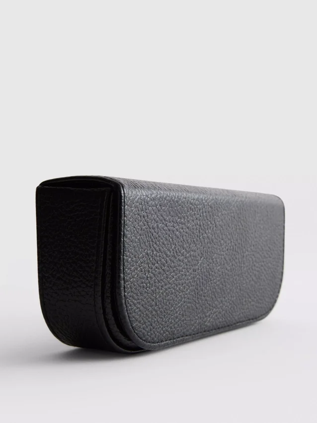 Estuche para gafas de sol de imitación de cuero