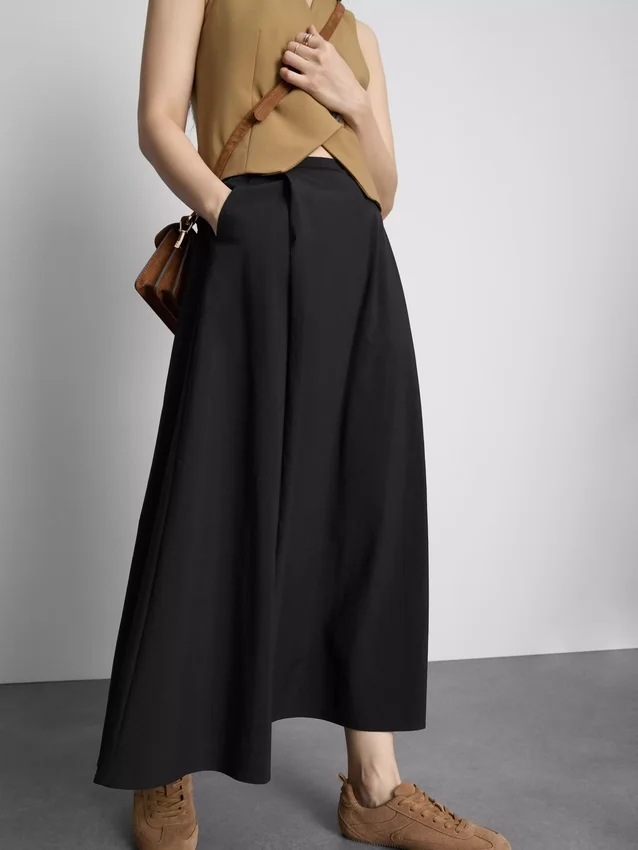 Falda larga circular