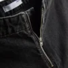 Falda-pantalón de mezclilla de algodón de cintura alta
