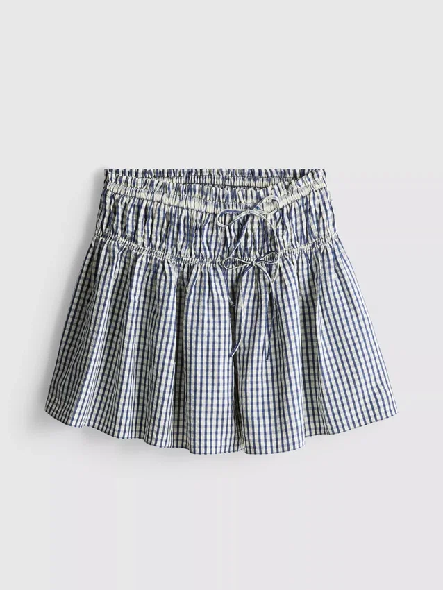 Falda skater de cuadros vichy