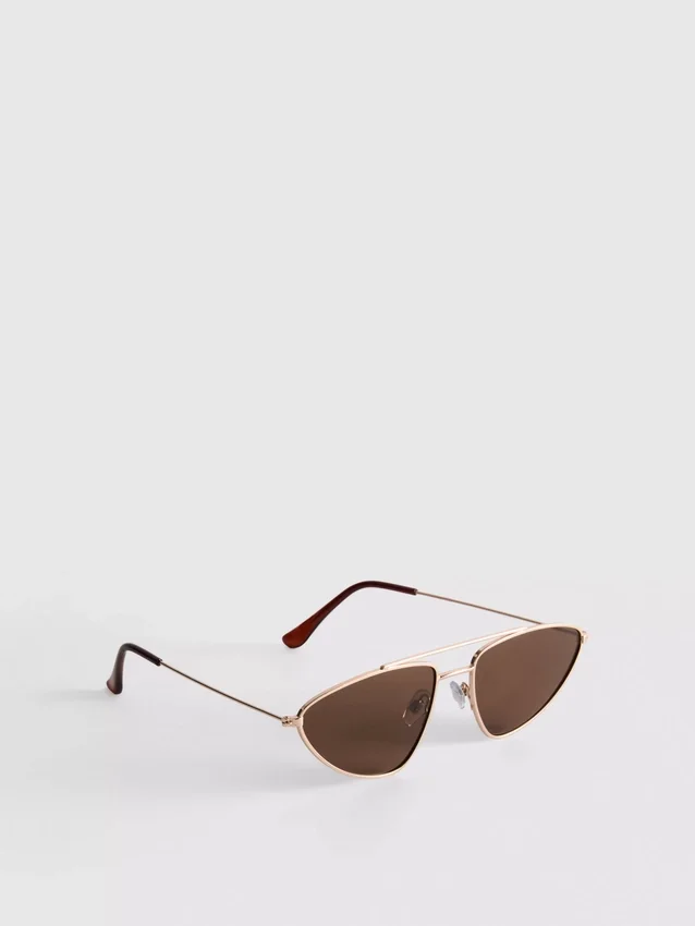 Gafas de sol con marco de metal estilo aviador