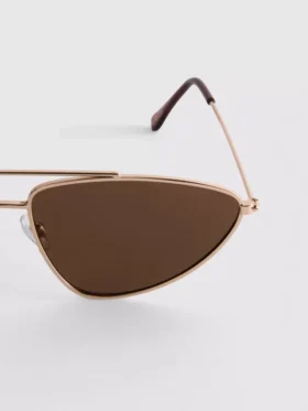 Gafas de sol con marco de metal estilo aviador