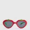 Gafas de sol con montura de fresa