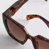 Gafas de sol cuadradas angulares
