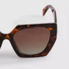 Gafas de sol cuadradas angulares