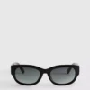 Gafas de sol cuadradas de diseño voluminoso