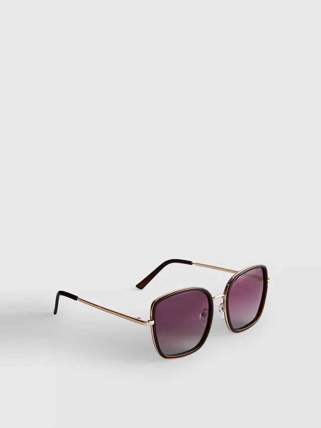 Gafas de sol cuadradas de gran tamaño