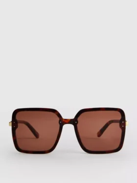 Gafas de sol cuadradas de gran tamaño