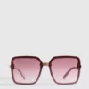 Gafas de sol cuadradas de gran tamaño
