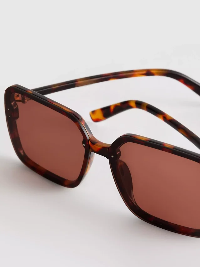 Gafas de sol cuadradas de gran tamaño