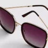 Gafas de sol cuadradas de gran tamaño