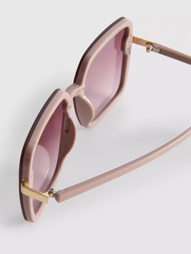 Gafas de sol cuadradas de gran tamaño