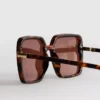 Gafas de sol cuadradas de gran tamaño