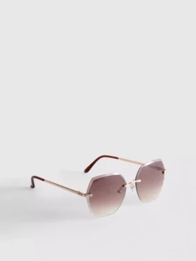 Gafas de sol cuadradas sin montura «Diamanta»