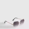 Gafas de sol cuadradas sin montura «Diamanta»