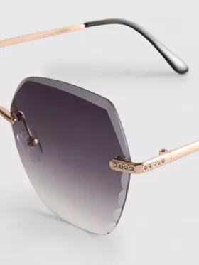 Gafas de sol cuadradas sin montura «Diamanta»