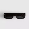 Gafas de sol delgadas con montura rectangular