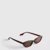 Gafas de sol delgadas estilo ojo de gato