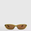 Gafas de sol delgadas estilo ojo de gato