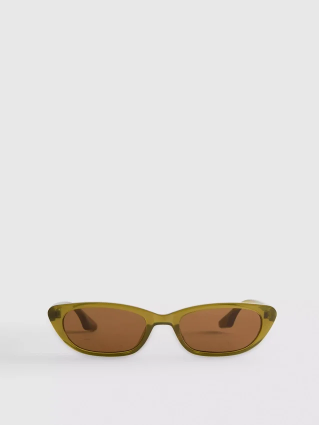Gafas de sol delgadas estilo ojo de gato