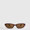 Gafas de sol delgadas estilo ojo de gato