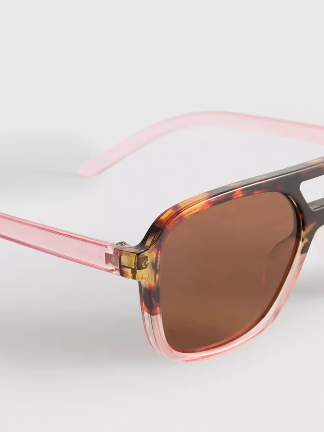 Gafas de sol estilo aviador de acrílico