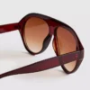 Gafas de sol gruesas estilo aviador