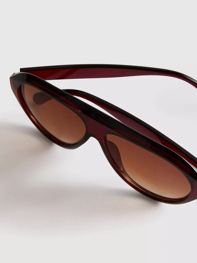 Gafas de sol gruesas estilo aviador