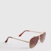 Gafas de sol metálicas estilo aviador