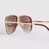 Gafas de sol metálicas estilo aviador