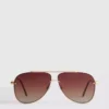 Gafas de sol metálicas estilo aviador