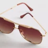 Gafas de sol metálicas estilo aviador