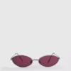 Gafas de sol ovaladas con cristales tintados estilo de los 90