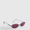 Gafas de sol ovaladas con cristales tintados estilo de los 90