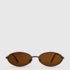 Gafas de sol ovaladas con cristales tintados estilo de los 90