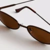 Gafas de sol ovaladas con cristales tintados estilo de los 90