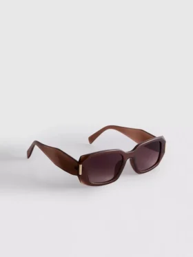 Gafas de sol rectangulares angulares