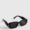 Gafas de sol rectangulares angulares
