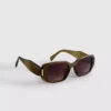 Gafas de sol rectangulares angulares