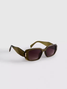Gafas de sol rectangulares angulares