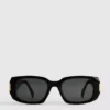 Gafas de sol rectangulares angulares