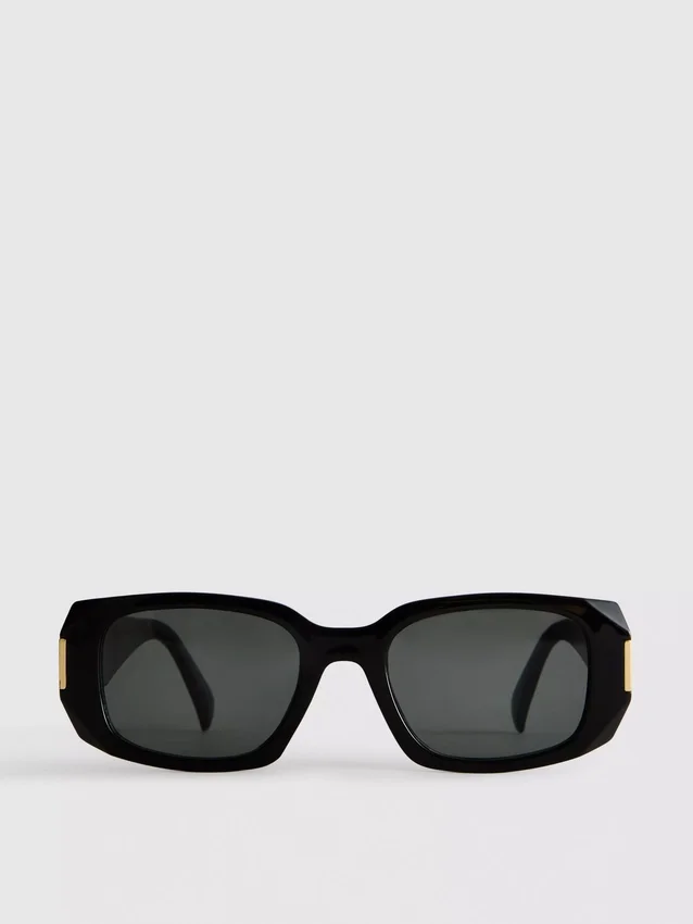 Gafas de sol rectangulares angulares
