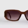 Gafas de sol rectangulares angulares